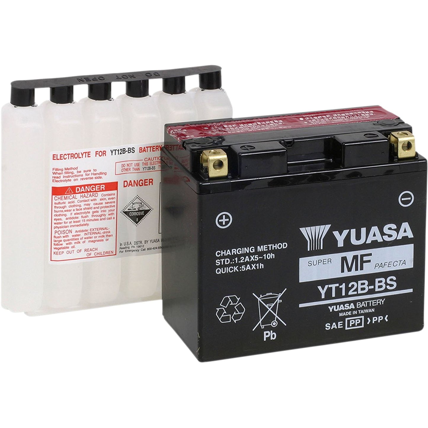 AGM Battery - 12V - 10ah - .YT12B-BS - .52 Liter_501531