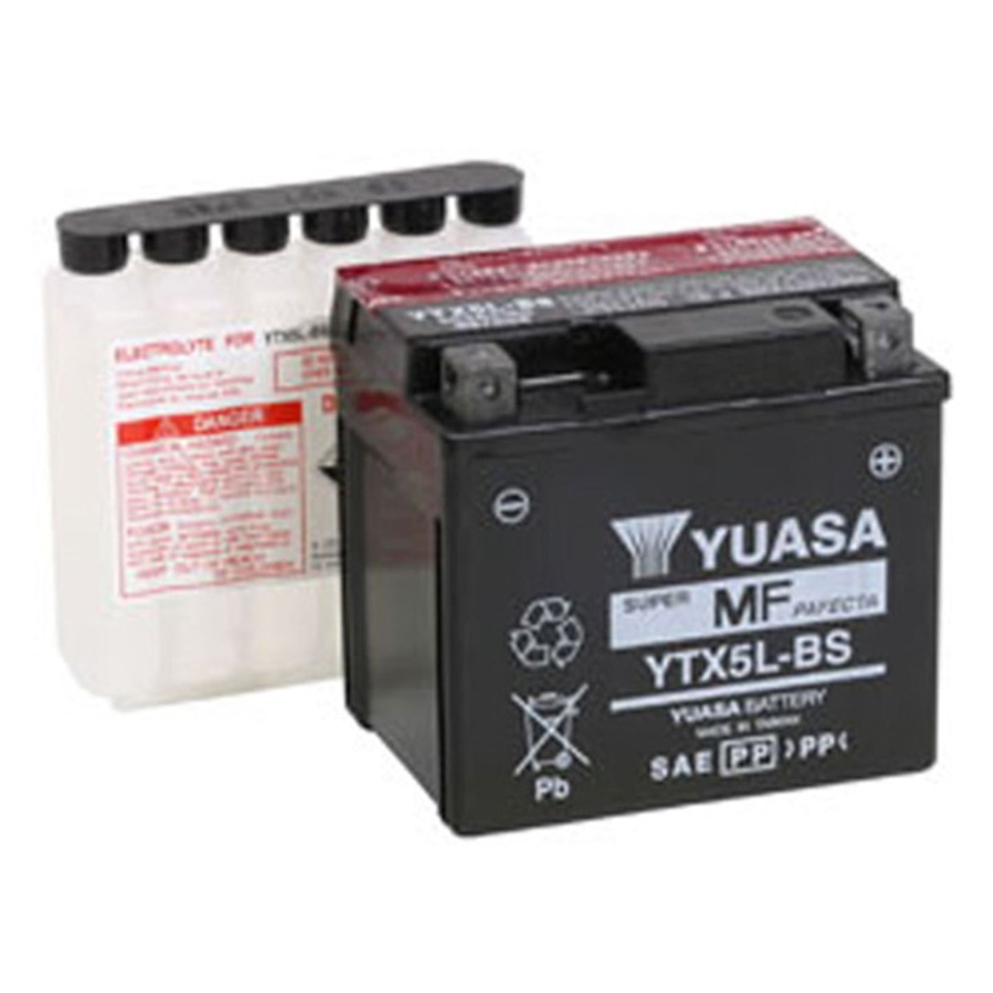 Yuasa AGM Battery - 12V - 4ah - YTX5L-BS .24 Liter YUAM32X5B_561570
