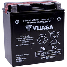 Yuasa AGM Battery - 12V - 18ah - YTX20CH-BS .82 Liter YUAM6220C_501360