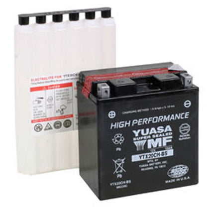 Yuasa AGM Battery - 12V - 18ah - YTX20CH-BS .82 Liter YUAM6220C_561574