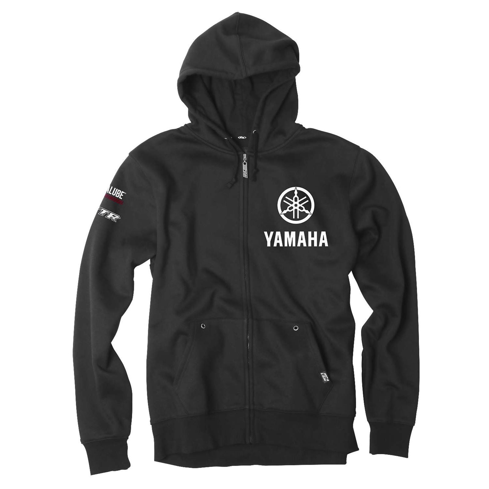 Factory Effex Yamaha Tuning Fork Zip-Up Hoodie - Black - Medium 16-88252_116988