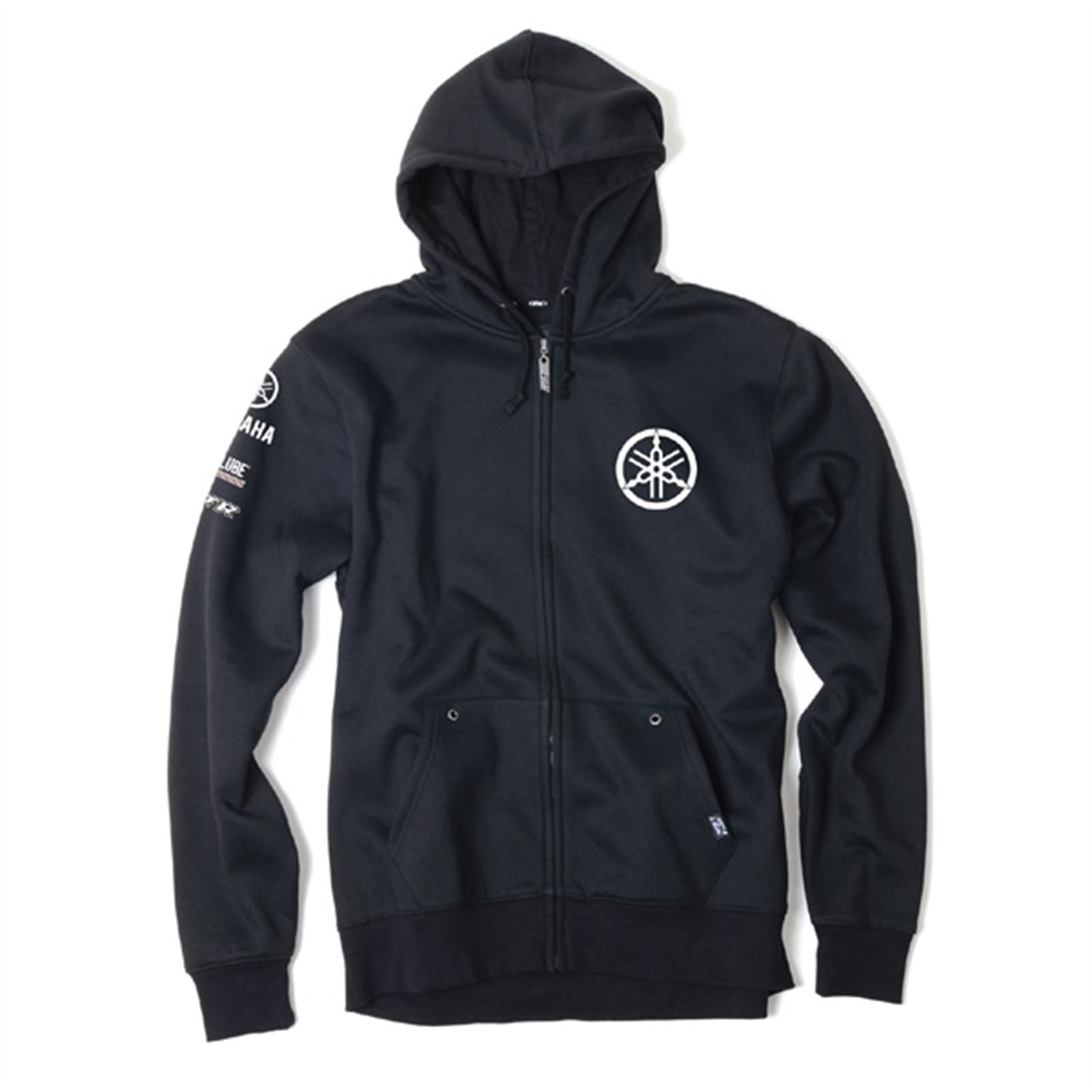Factory Effex Yamaha Tuning Fork Zip-Up Hoodie - Black - Medium 16-88252_561648