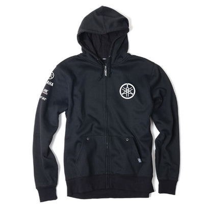 Factory Effex Yamaha Tuning Fork Zip-Up Hoodie - Black - Medium 16-88252_561648