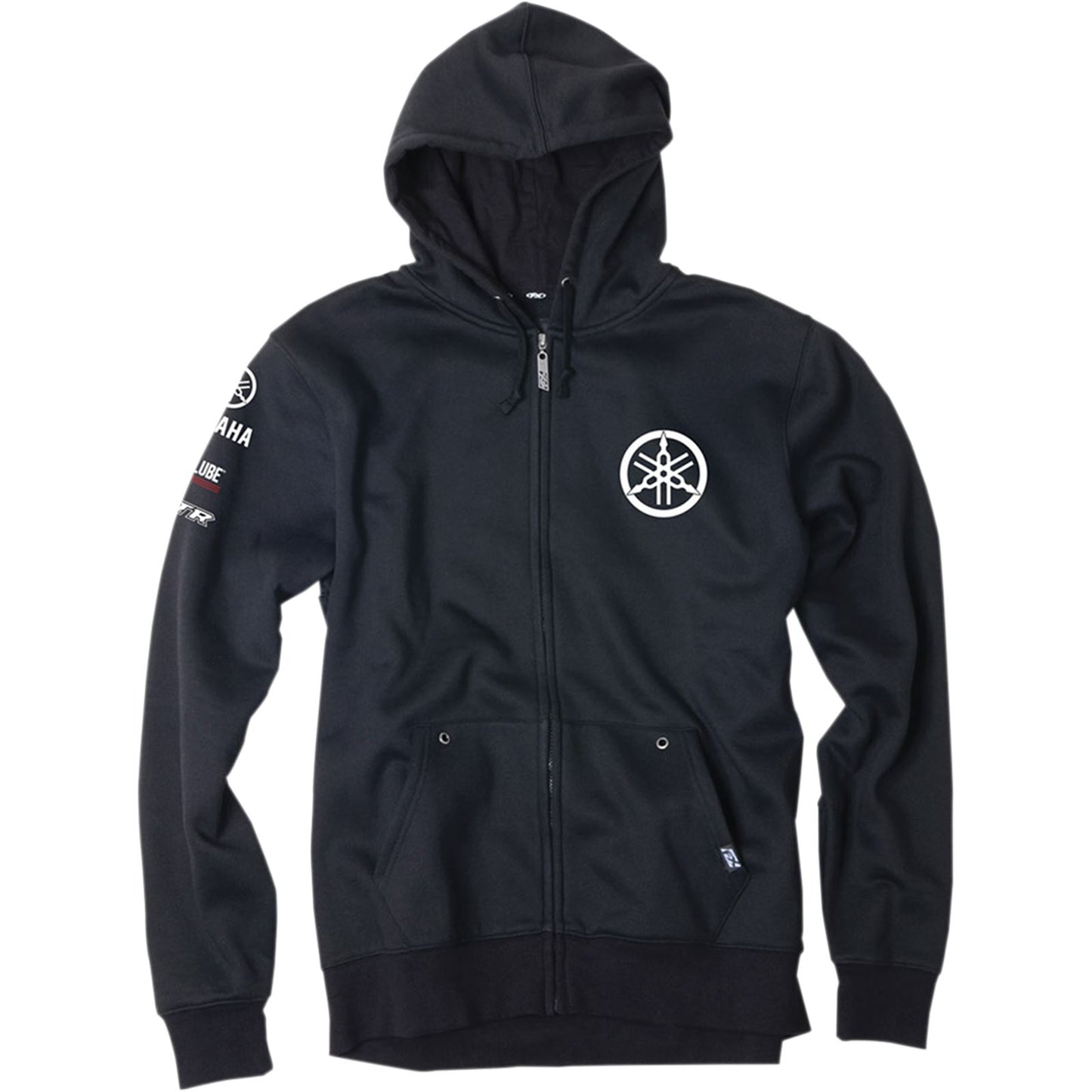 Factory Effex Yamaha Tuning Fork Zip-Up Hoodie - Black - Large 16-88254_385242