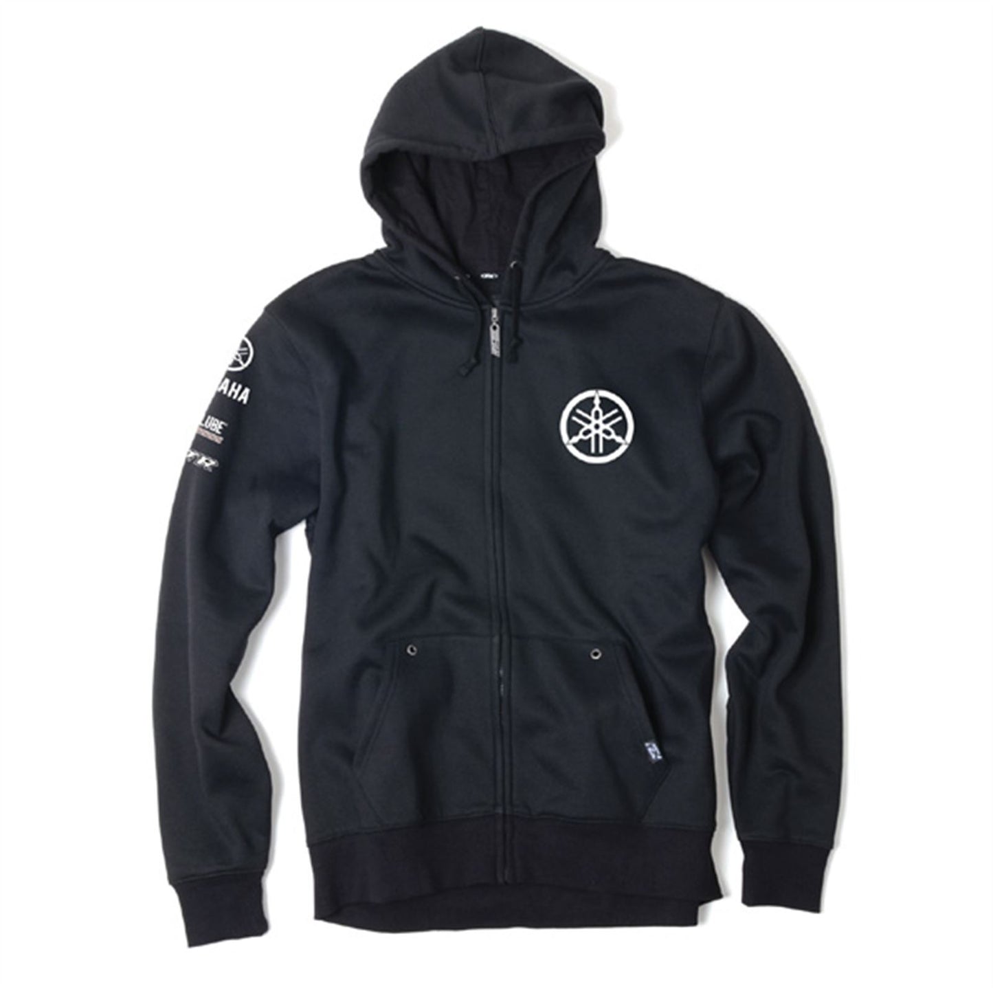 Factory Effex Yamaha Tuning Fork Zip-Up Hoodie - Black - Large 16-88254_561649