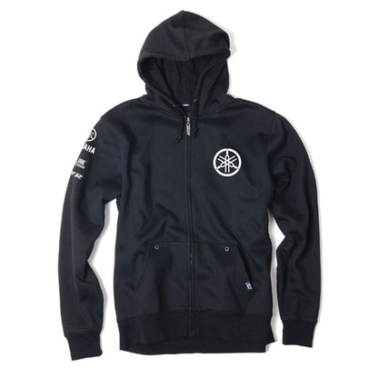 Factory Effex Yamaha Tuning Fork Zip-Up Hoodie - Black X-Large 16-88256_561650