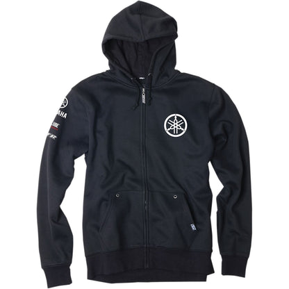 Factory Effex Yamaha Tuning Fork Zip-Up Hoodie - Black - 2X-Large 16-88258_385244