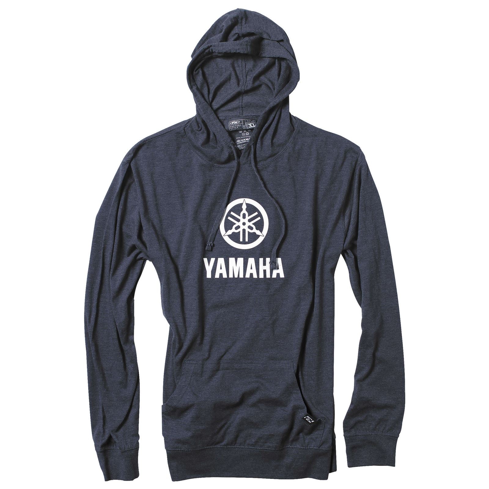 Factory Effex Yamaha Stacked Pullover Hoodie - Navy - Medium 20-88212_117002