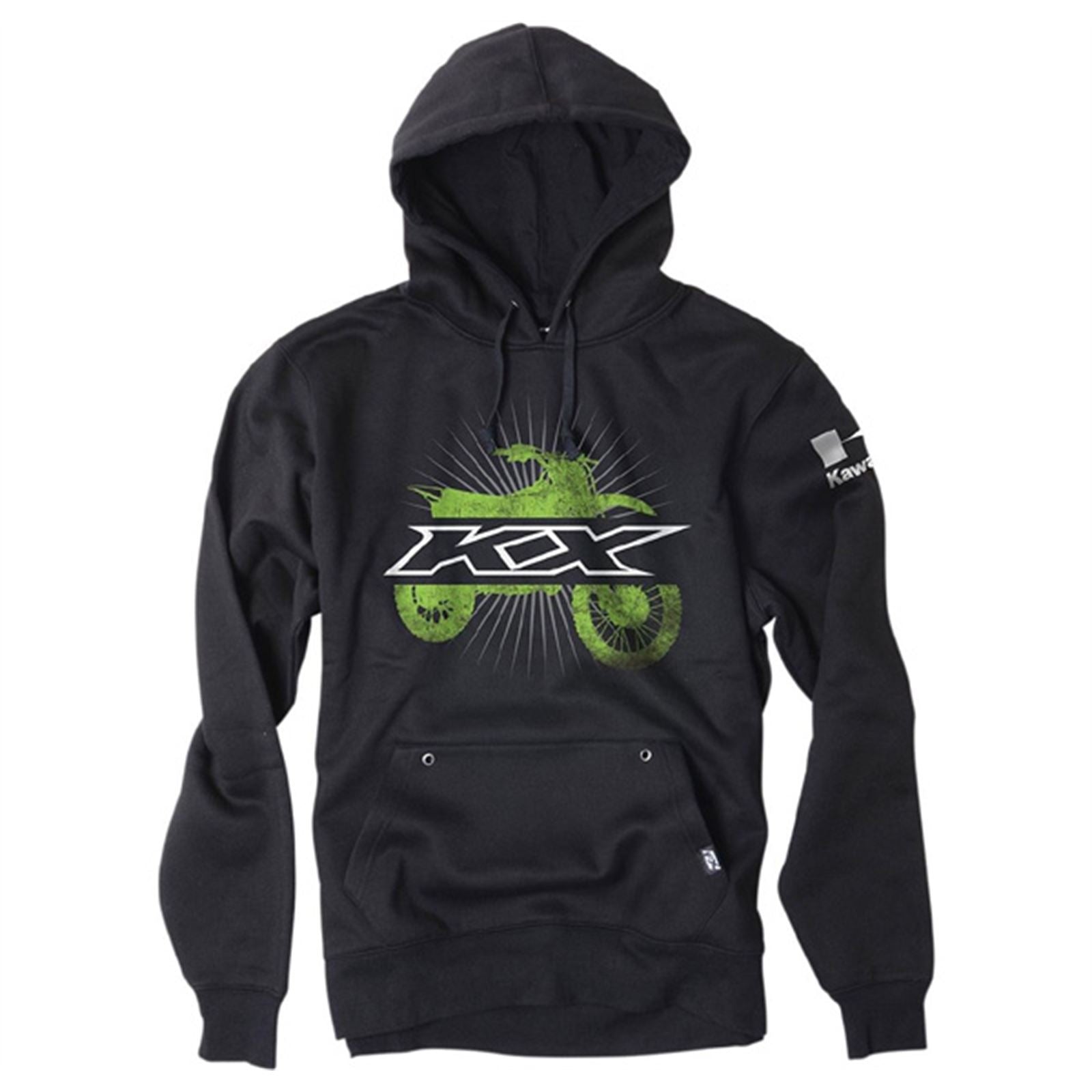 Factory Effex Youth Kawasaki Hoodie - Black - XL 19-83126_561731