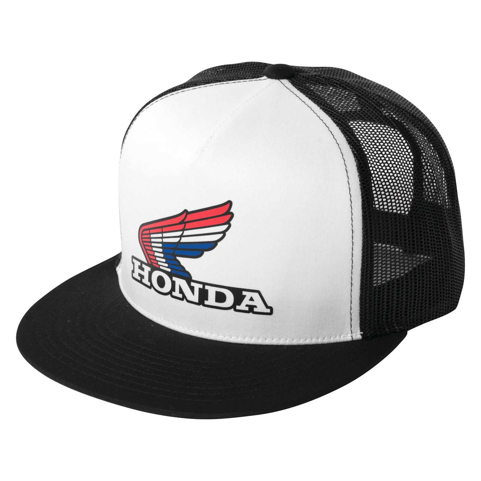 Factory Effex Honda Vintage Snapback Hat - White/Black 18-86302_561745