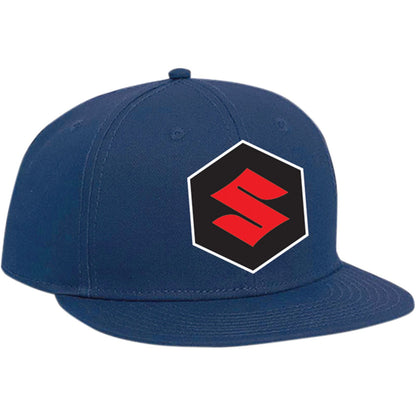 Factory Effex Youth Suzuki Snapback Hat - Blue 19-86412_385188