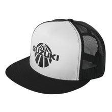 Factory Effex Suzuki Vintage Snapback Hat - Black/White 18-86402_117040