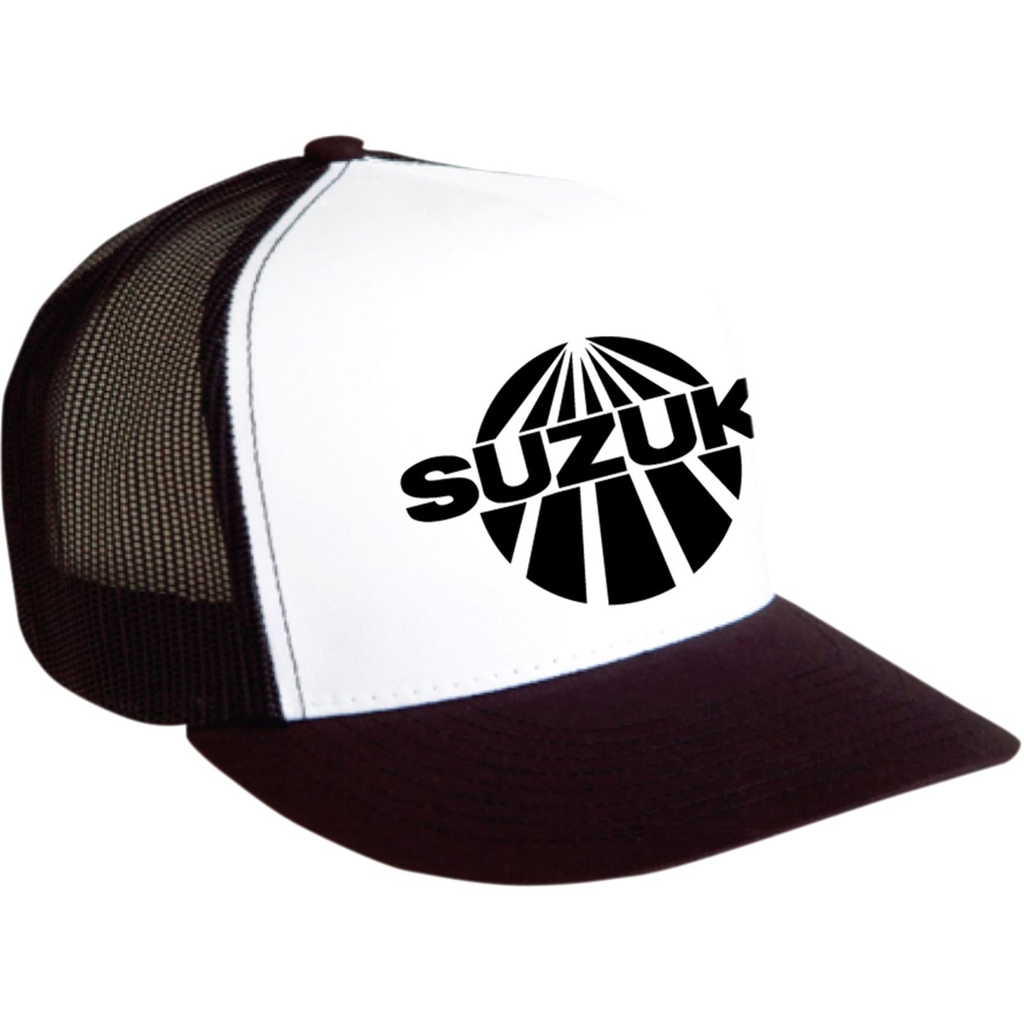 Factory Effex Suzuki Vintage Snapback Hat - Black/White 18-86402_385182