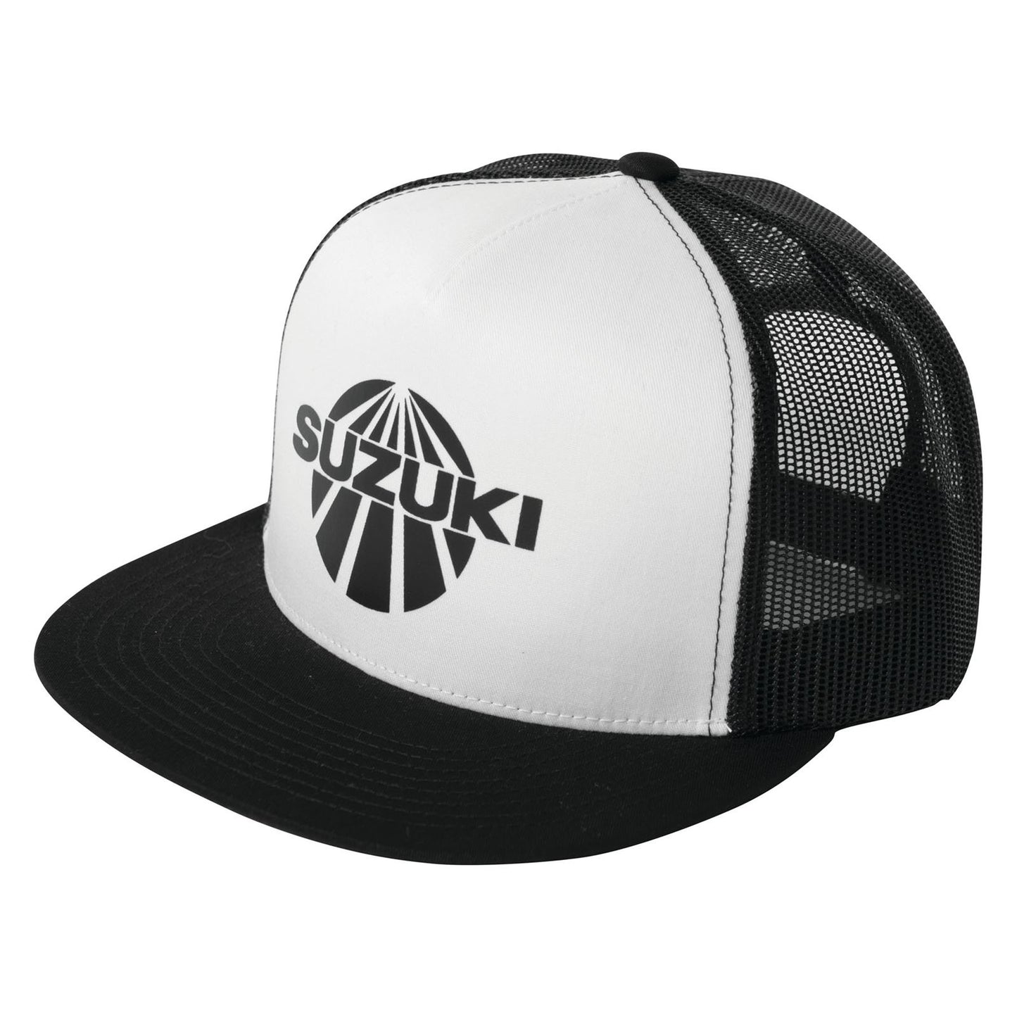 Factory Effex Suzuki Vintage Snapback Hat - Black/White 18-86402_561771