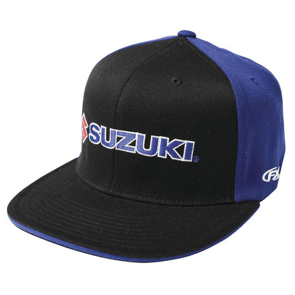 Factory Effex Suzuki Flexfit® Hat - Black/Blue _117043