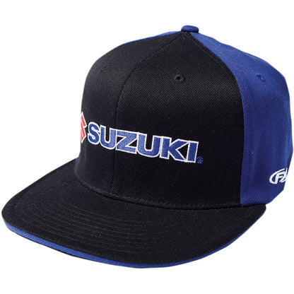 Factory Effex Suzuki Flexfit® Hat - Black/Blue _385168