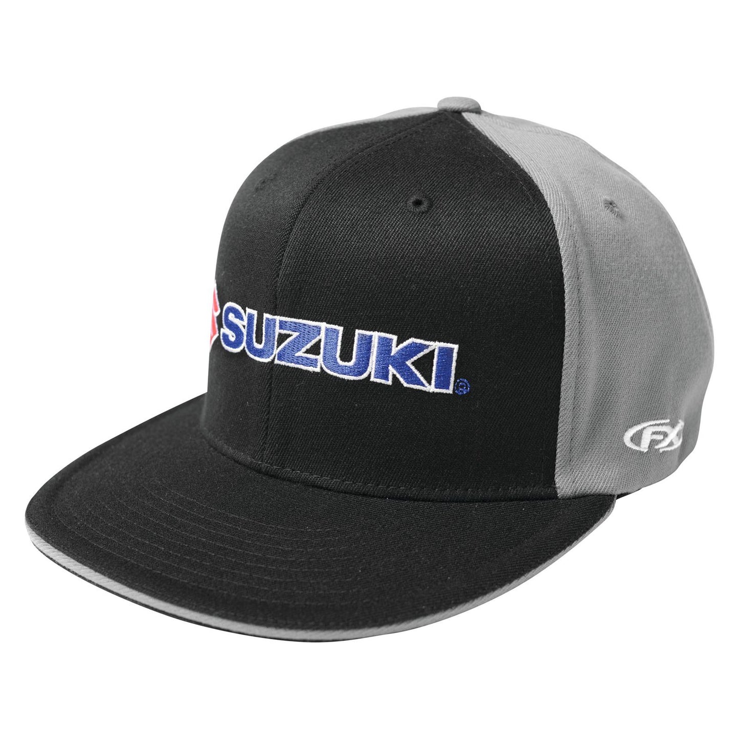 Suzuki Flexfit® Hat - Black/Grey - Large/X-Large_561781