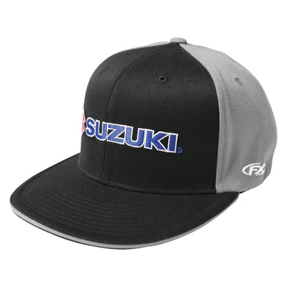 Suzuki Flexfit® Hat - Black/Grey - Large/X-Large_561781