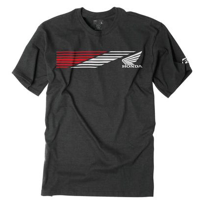 Factory Effex Honda Speed T-Shirt - Heather Charcoal - Medium 19-87302_561783