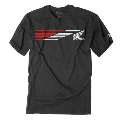 Factory Effex Honda Speed T-Shirt - Heather Charcoal - Large 19-87304_561784