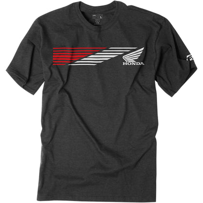 Factory Effex Honda Speed T-Shirt - Heather Charcoal - XL 19-87306_385425