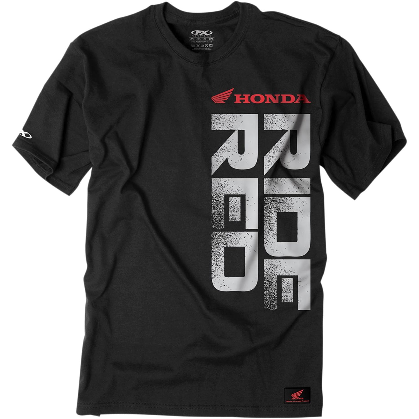 Factory Effex Honda Ride Red Vert T-Shirt - Black - Large 16-88312_385324