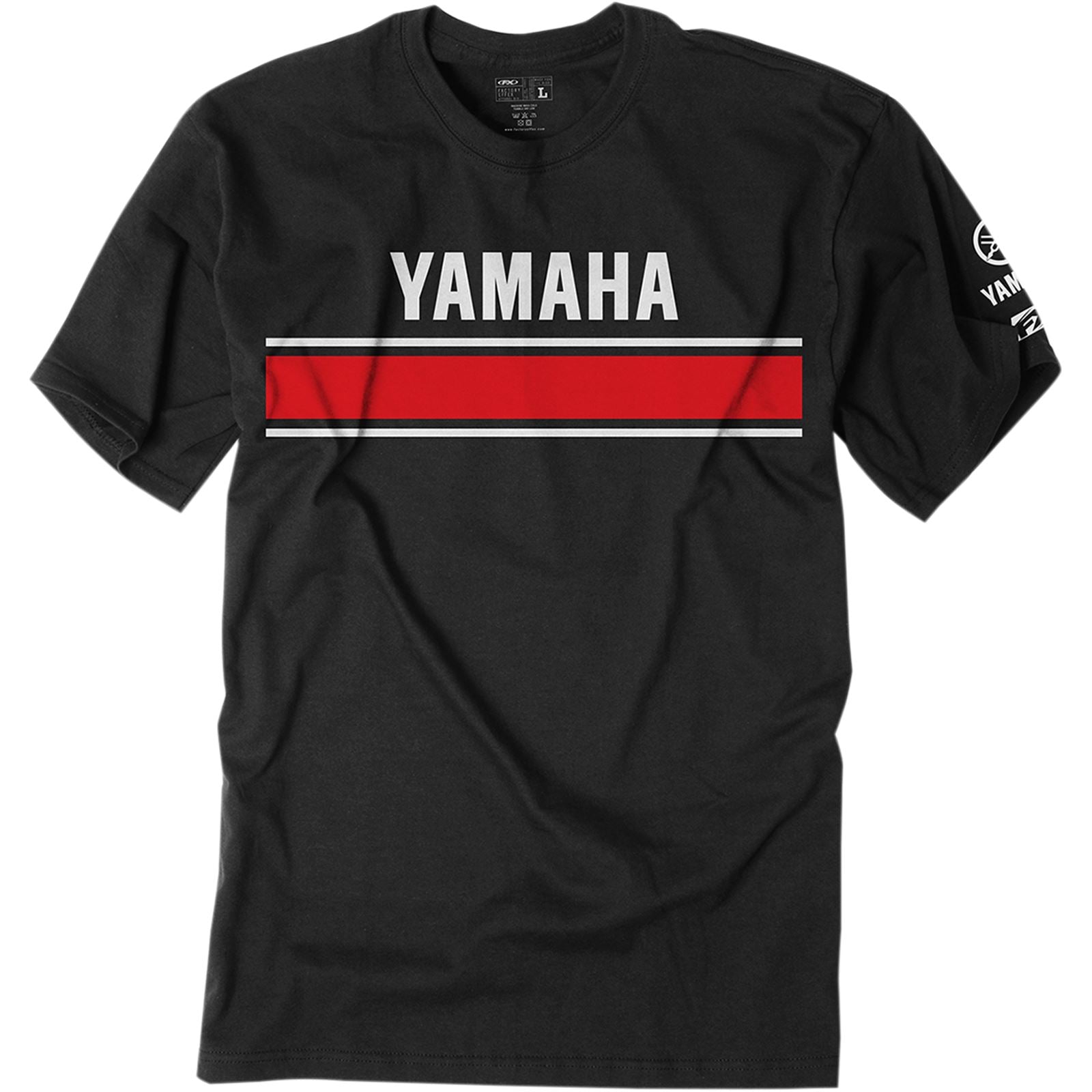 Factory Effex Yamaha Retro Tee Shirt - Black - Large 20-87204_385440
