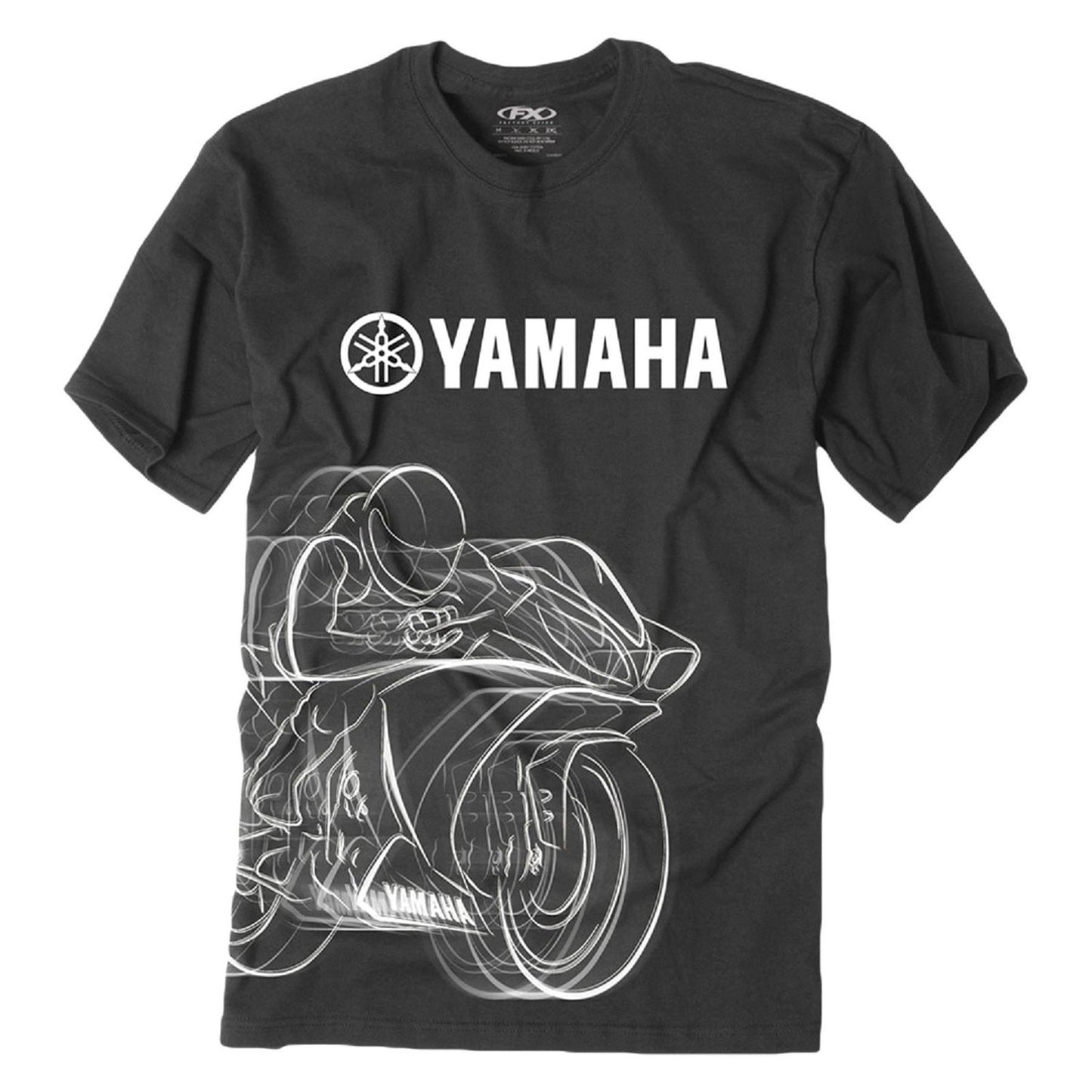 Factory Effex Yamaha R1 Tee Shirt -  Black -  X-Large 16-88284_561834