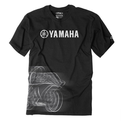 Factory Effex Yamaha R1 Tee Shirt -  Black -  2X-Large 16-88286_561835