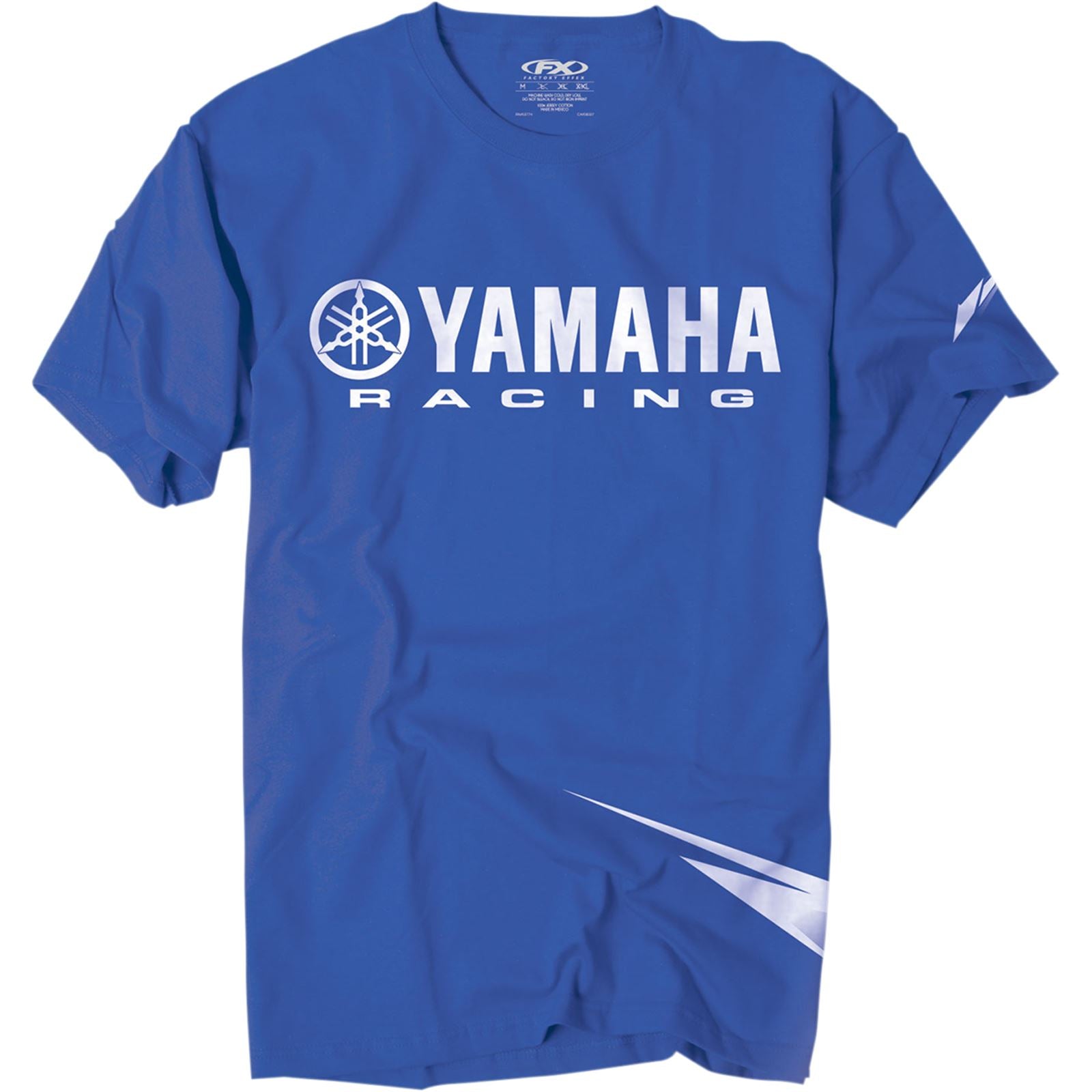 Factory Effex Yamaha Strobe Tee Shirt - Blue - Large 12-88162_385272