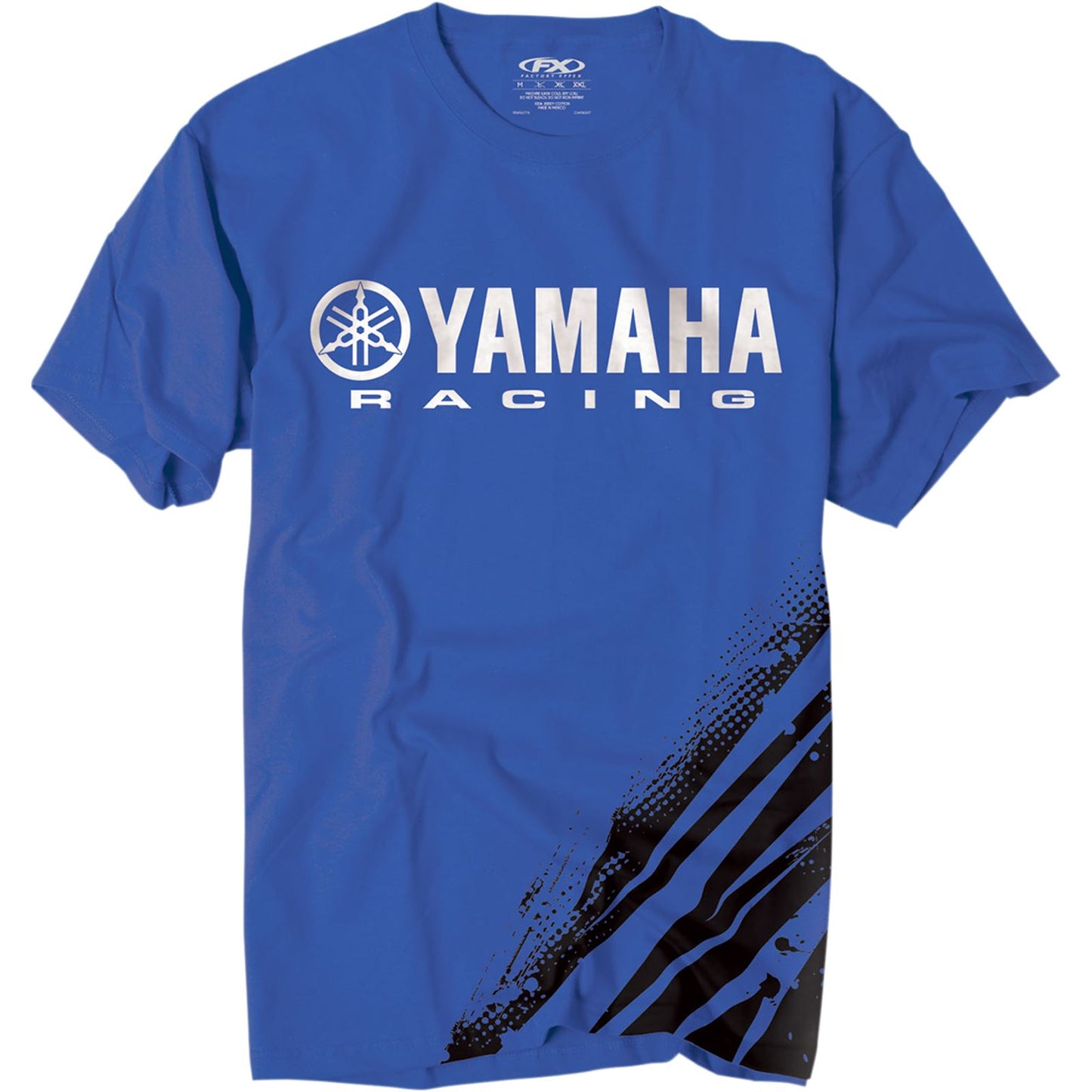Factory Effex Yamaha Racing Flare Tee Shirt - Blue - Medium 14-88180_385275