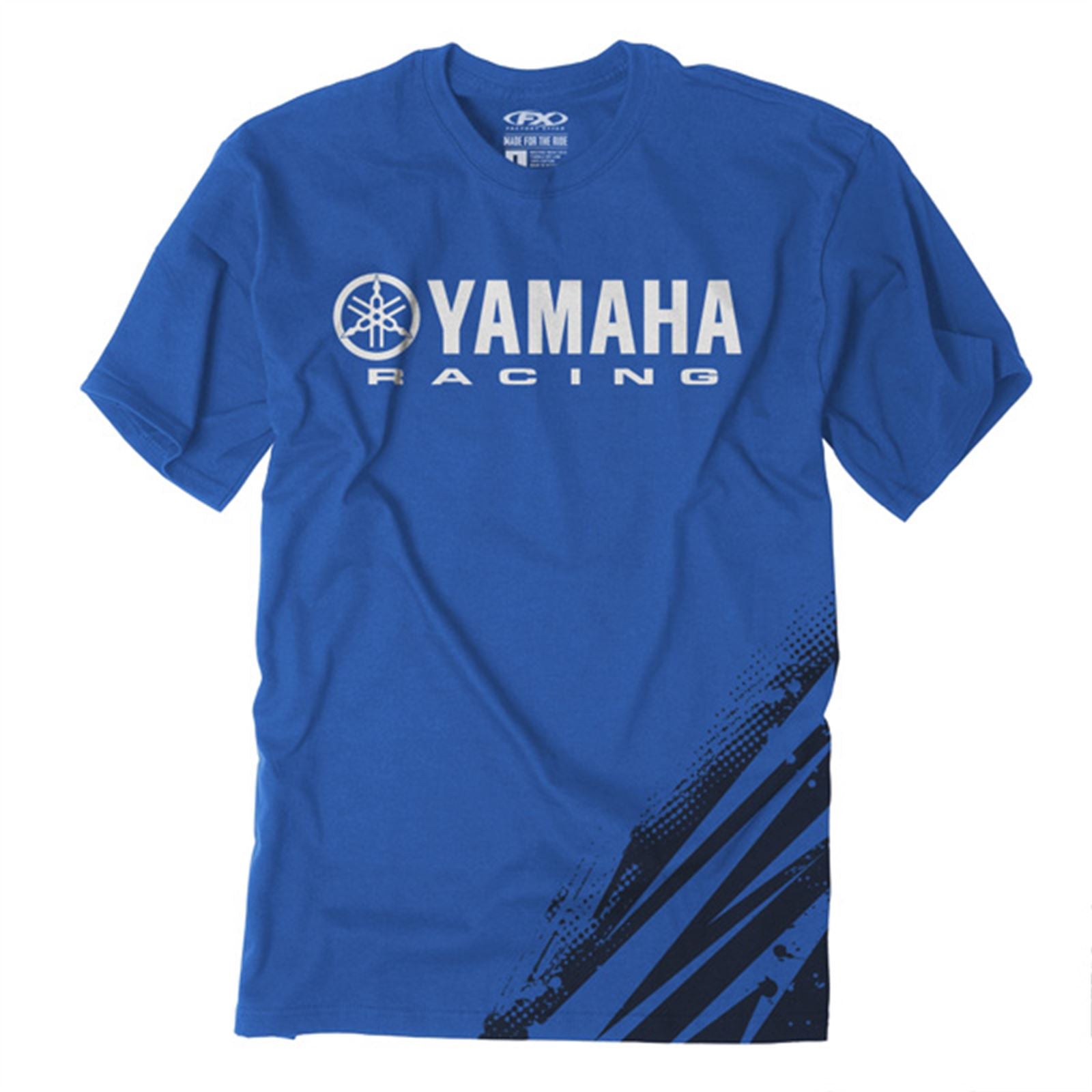Factory Effex Yamaha Racing Flare Tee Shirt - Blue - Medium 14-88180_561844