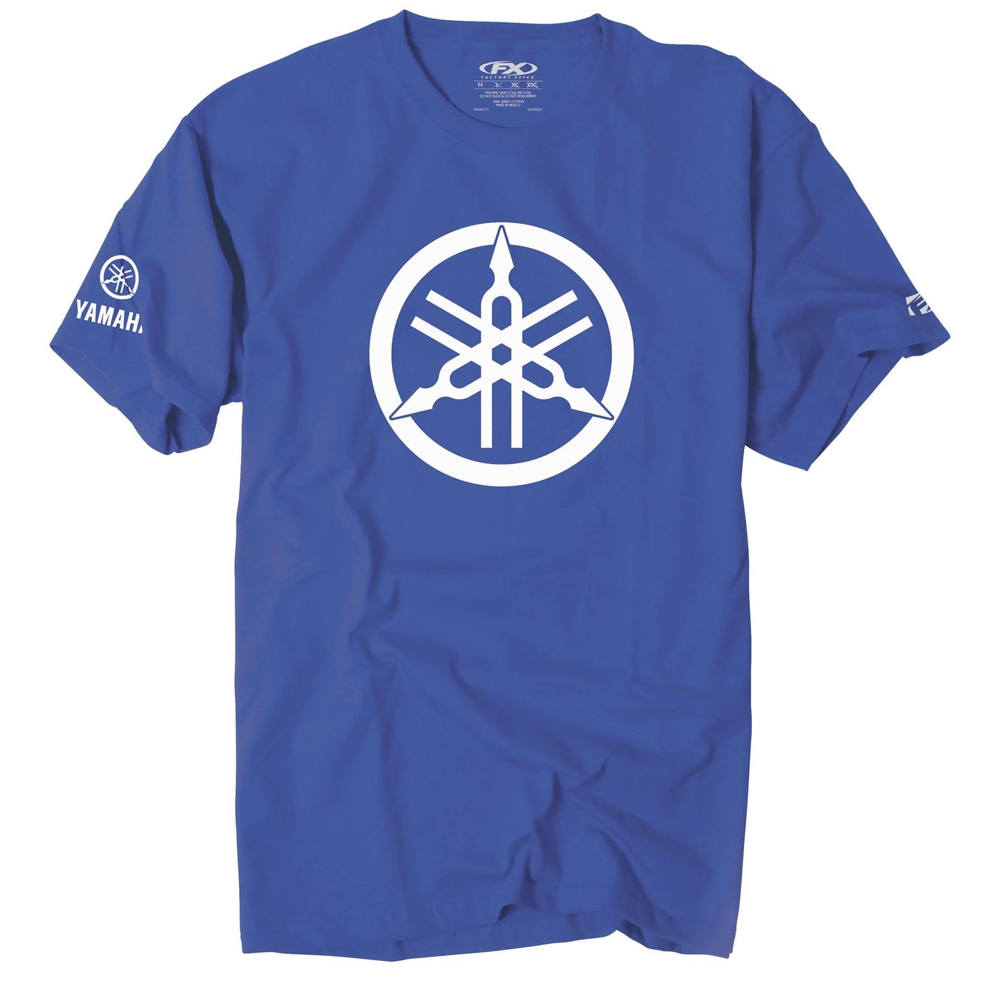 Factory Effex Yamaha Tuning Fork Tee Shirt - Royal Blue - Medium 17-87272_117065