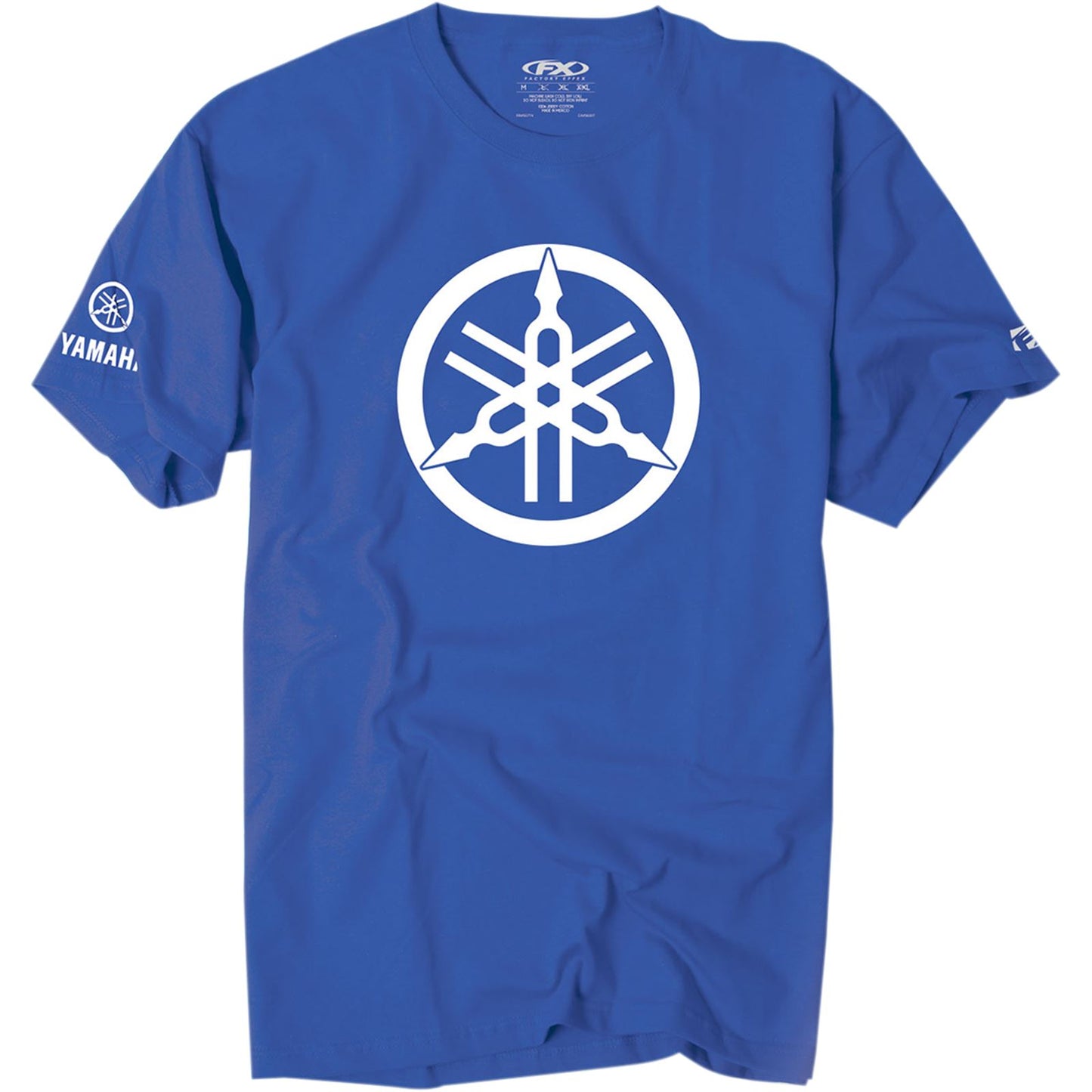 Factory Effex Yamaha Tuning Fork Tee Shirt - Royal Blue - Large 17-87274_385340