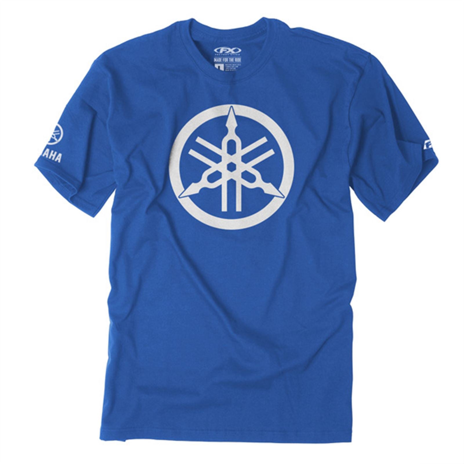 Factory Effex Yamaha Tuning Fork Tee Shirt - Royal Blue - Large 17-87274_561849