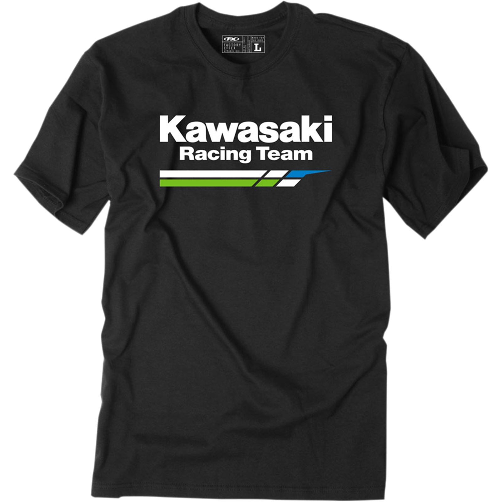 Factory Effex Kawasaki Racing Tee Shirt - Black - Medium 18-87102_385343