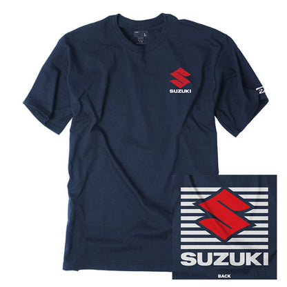 Factory Effex Suzuki Shutter Tee Shirt - Navy - Medium 20-87402_561873
