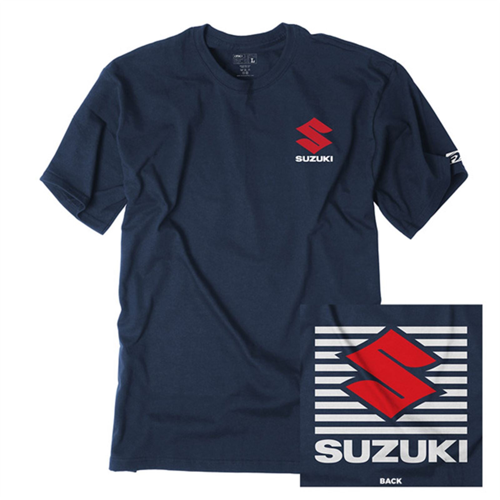 Factory Effex Suzuki Shutter Tee Shirt - Navy - 2X-Large 20-87408_561877