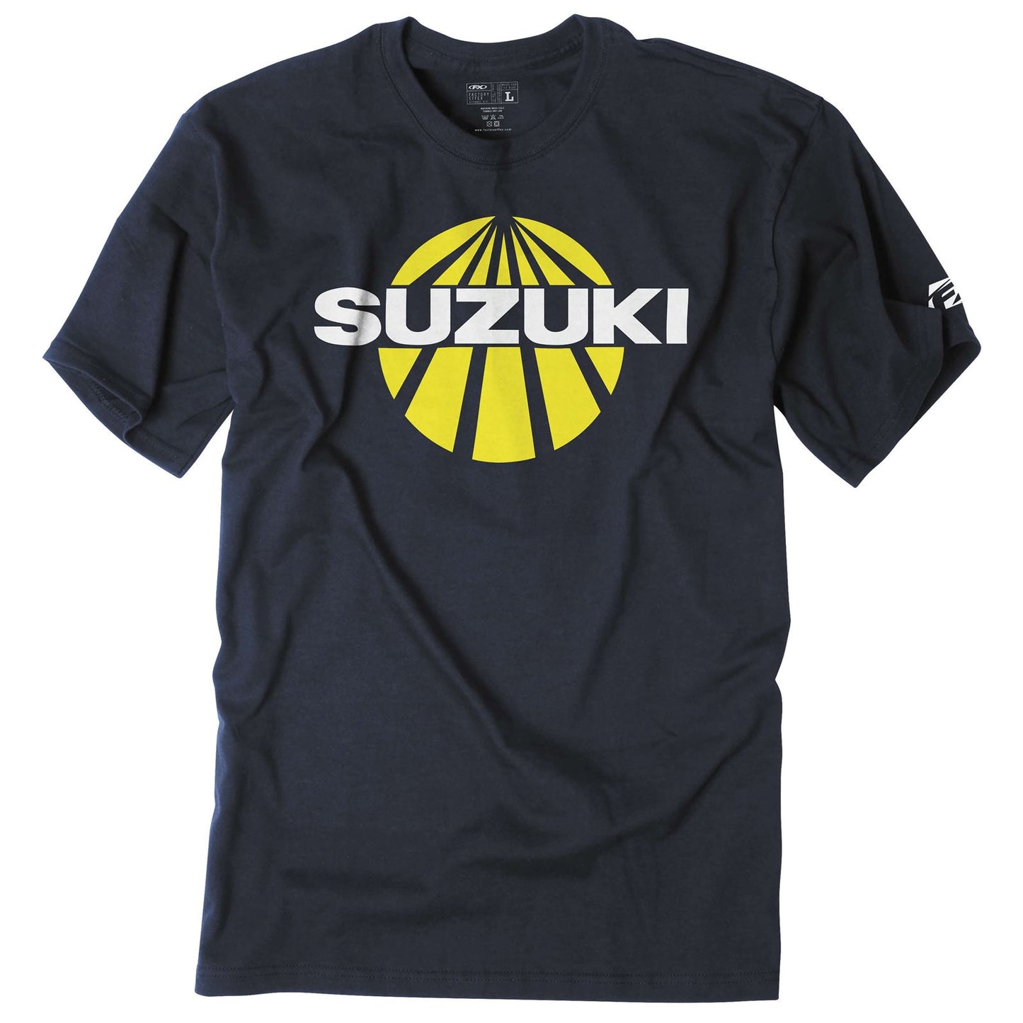 Factory Effex Suzuki Sun Tee Shirt - Navy - Medium 19-87402_117080