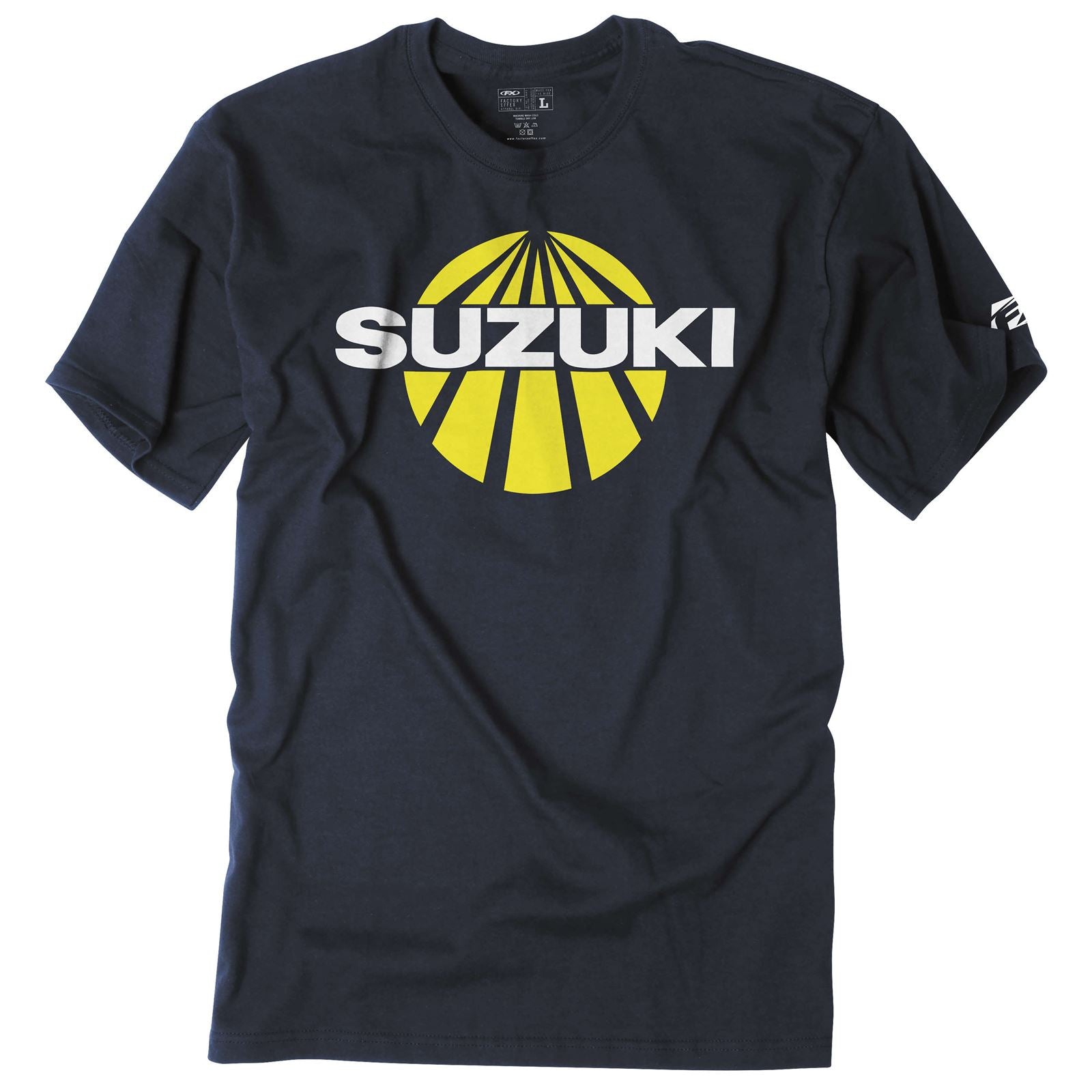 Factory Effex Suzuki Sun Tee Shirt - Navy - Medium 19-87402_117080