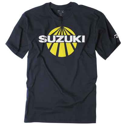 Factory Effex Suzuki Sun Tee Shirt - Navy - Medium 19-87402_117080