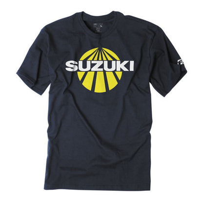 Factory Effex Suzuki Sun Tee Shirt - Navy - Large 19-87404_561879