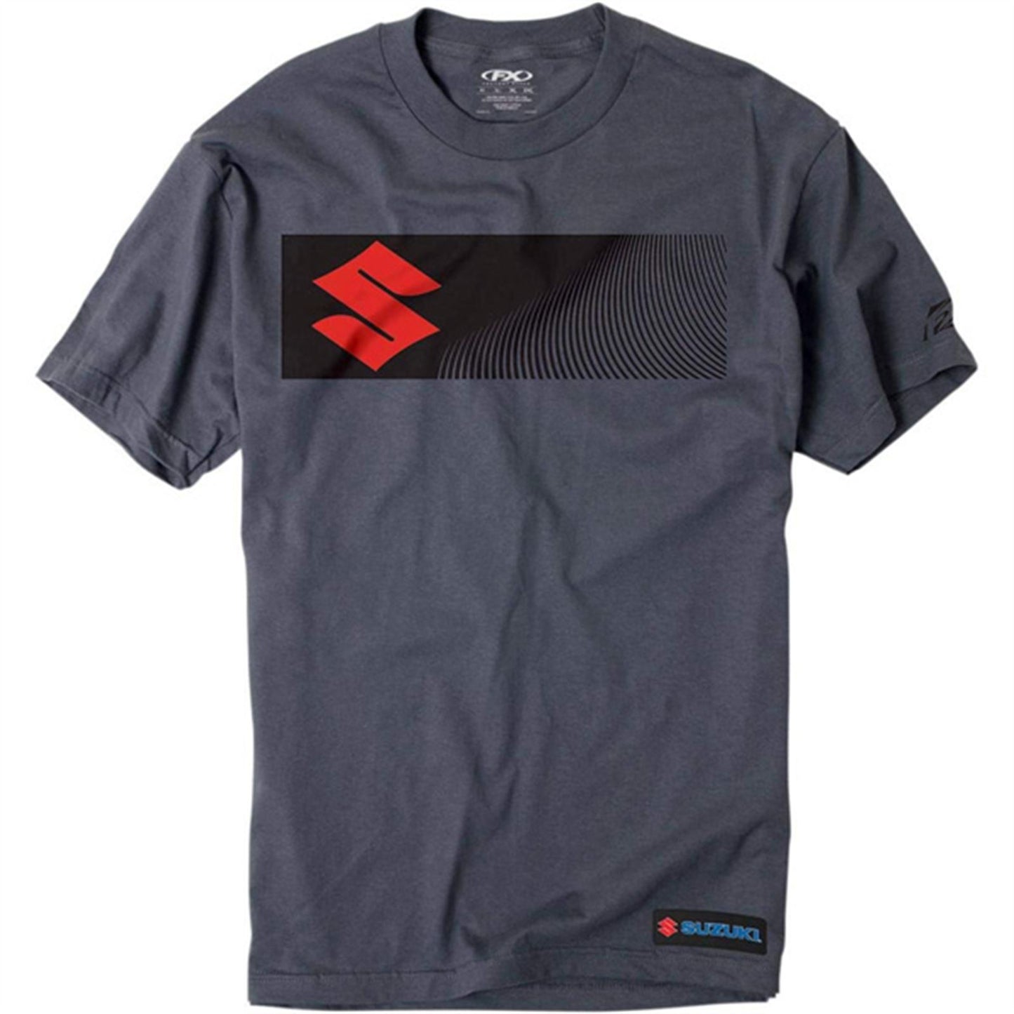 Factory Effex Suzuki S-Bar Tee Shirt - Charcoal - Medium [MPN: 16-88420]_561887