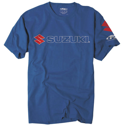 Factory Effex Suzuki Team Tee Shirt - Blue - Medium 15-88460_117085