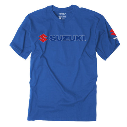 Factory Effex Suzuki Team Tee Shirt - Blue - Medium 15-88460_561891