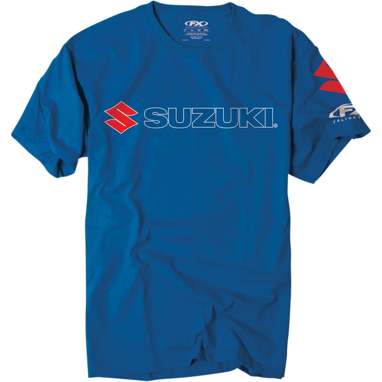 Factory Effex Suzuki Team Tee Shirt - Blue X-Large 15-88464_385297