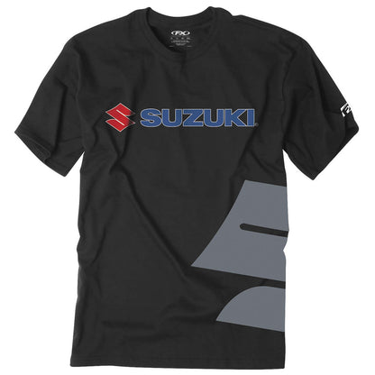 Factory Effex Suzuki Big S Tee Shirt - Black - Medium 15-88470_117086