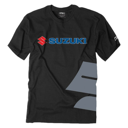 Factory Effex Suzuki Big S Tee Shirt - Black - 2X-Large 15-88476_561898