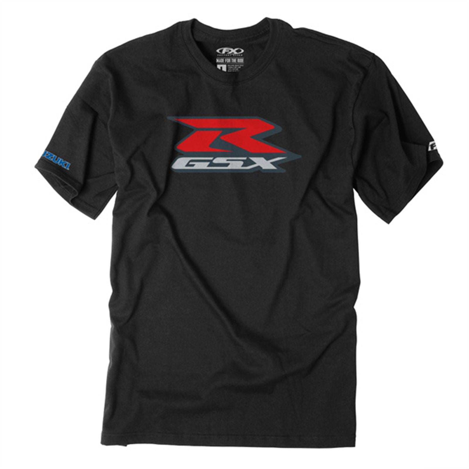 Factory Effex Suzuki GSXR Tee Shirt - Black - Large 15-88482_561900