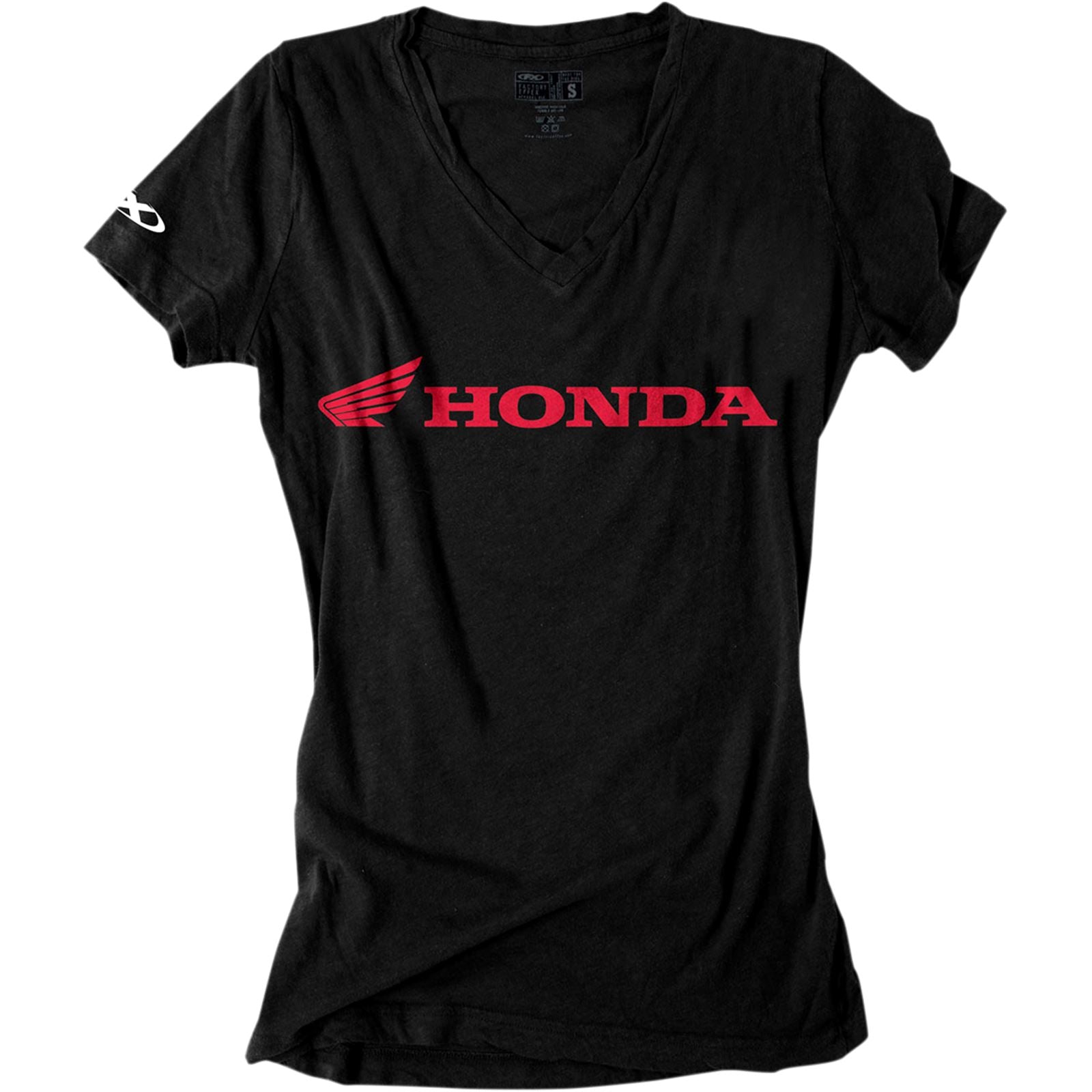 Factory Effex Honda Horizontal Women's T-Shirt - Black - Medium 16-88342_385563